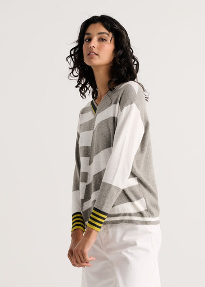 Crazy Stripe Sweater - Marl